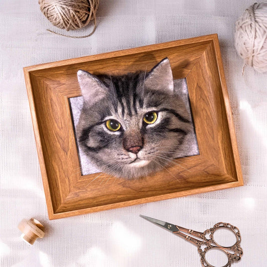 Framed Portrait-Cat - Meetcosmoss