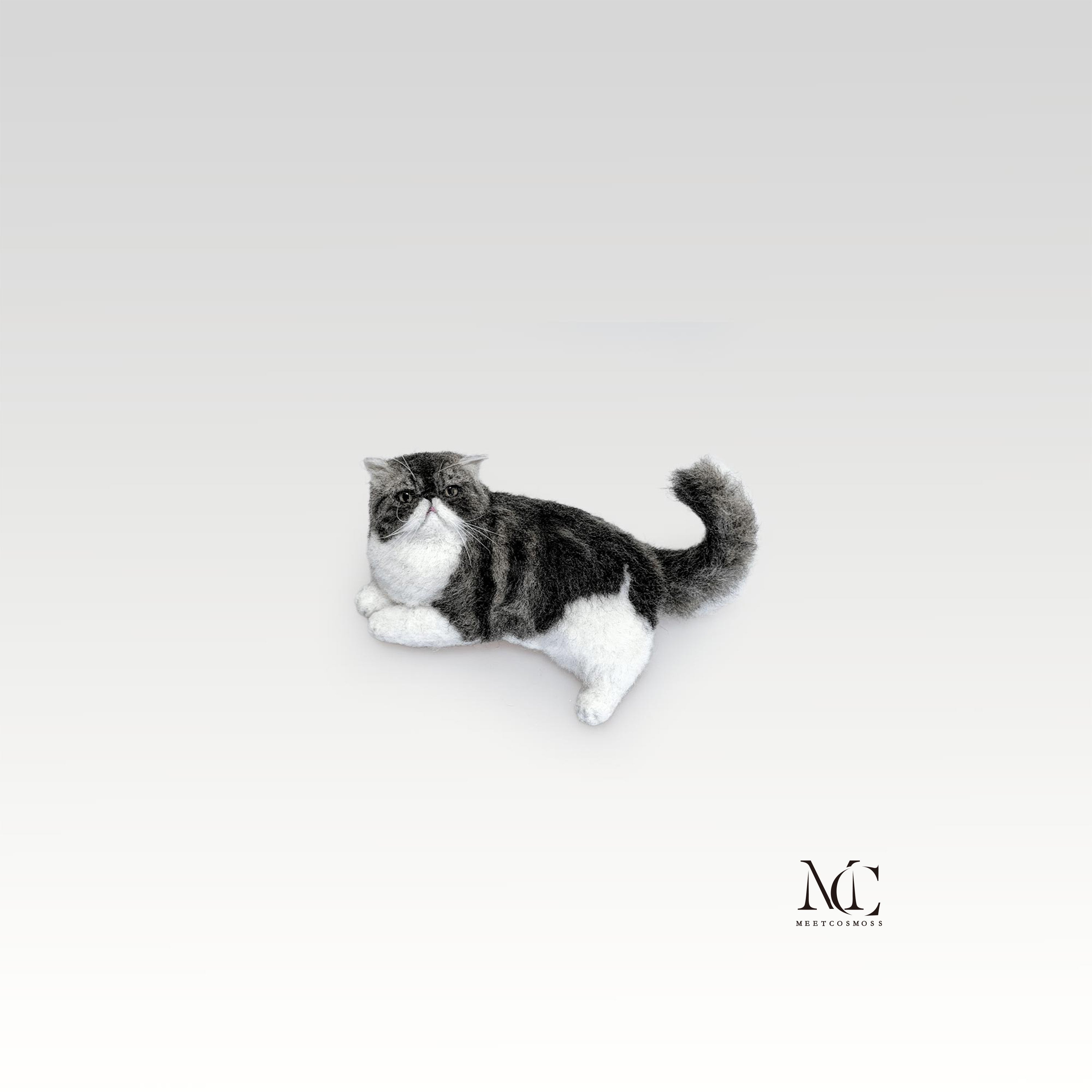 Mini Full Body Figurine-Wool Felt Pets - Meetcosmoss